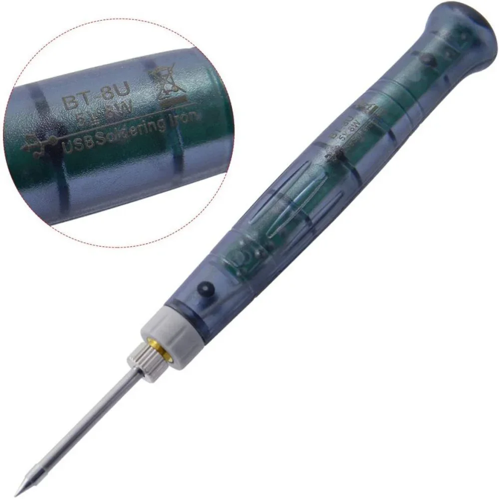USB 電気はんだごてペン 5V 8W ポータブルハンドヘルド溶接ツールキット DIY プロジェクト用の効率的なはんだ付け装置