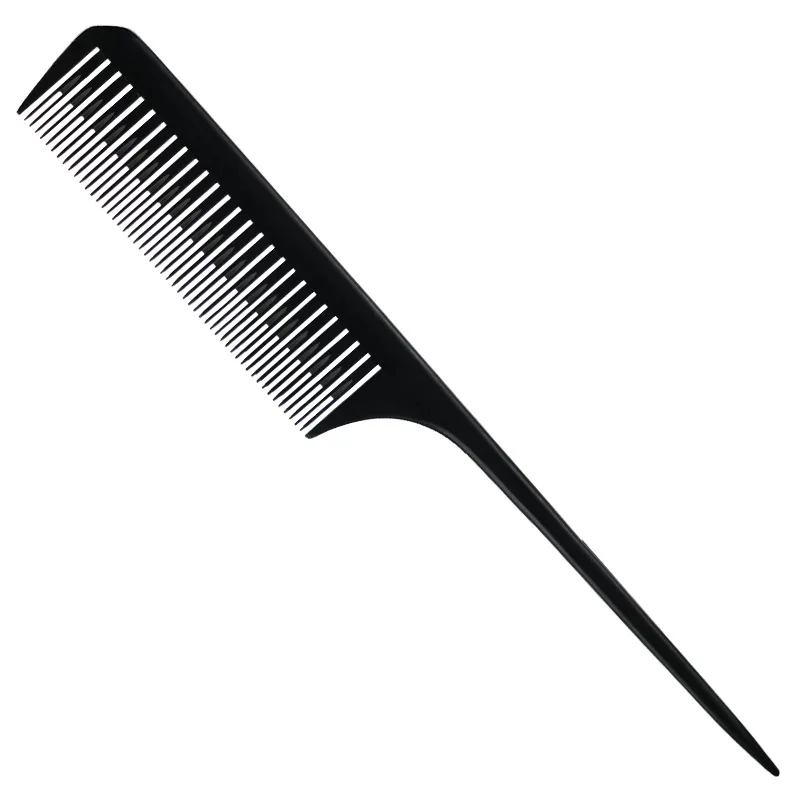 1PC Hairdressing Comb Plastic Pointed-tail Comb Hair Salon Barber Professional Hair Dye Comb Black Anti-static Hair Cutting Tool