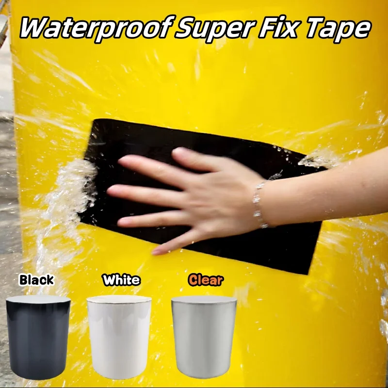 Super Anti Leakage Fix Tape Width 5/10/20/30cm Strong Waterproof Tapes Adhesive Flex Rubberized Sealing Repair Leak duct tape