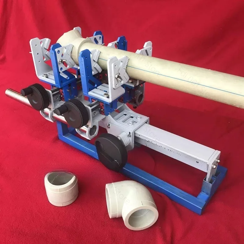 110mm Socket Fusion Welder for PPR PE PVDF Pipes - Portable Manual Butt Welding Machine Kit with JIG Tool 63mm to 110mm