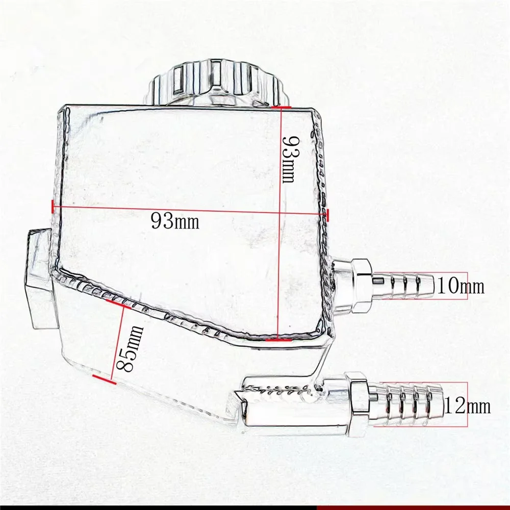 Car Steering Tank Reservoir Can Power Steering Tank Black Sliver For Holden Commodore VT-VE 6CYL & V8 LS1 LS2 LS3 LS6 LS7 L98