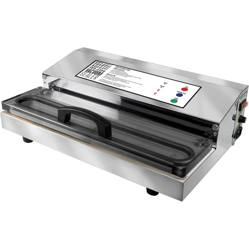 

Brands Vacuum Sealer Machine for Food Preservation & Sous Vide, Extra-Wide 5mm Bar for Sealing Bags Up To 16" Wide, 935 Watts,