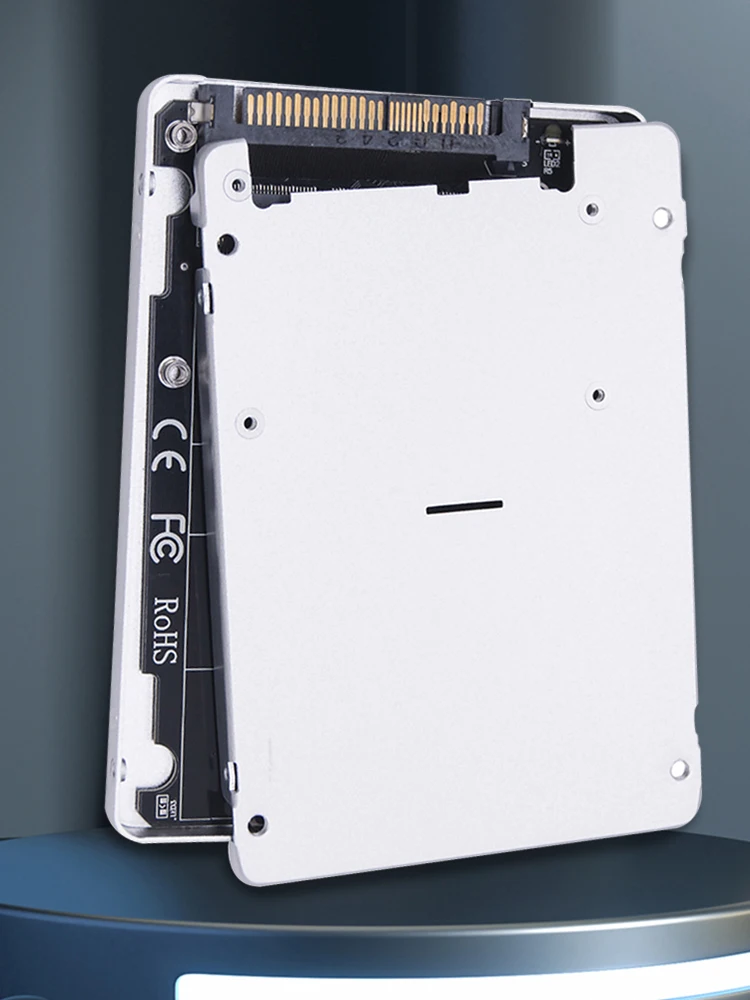 محول M.2 محول 32 جيجابت في الثانية M.2 SSD إلى U.2 بطاقة محول PCIe بطاقة محول القرص الصلب PC-E3.0X4 مع حافظة للكمبيوتر المكتبي