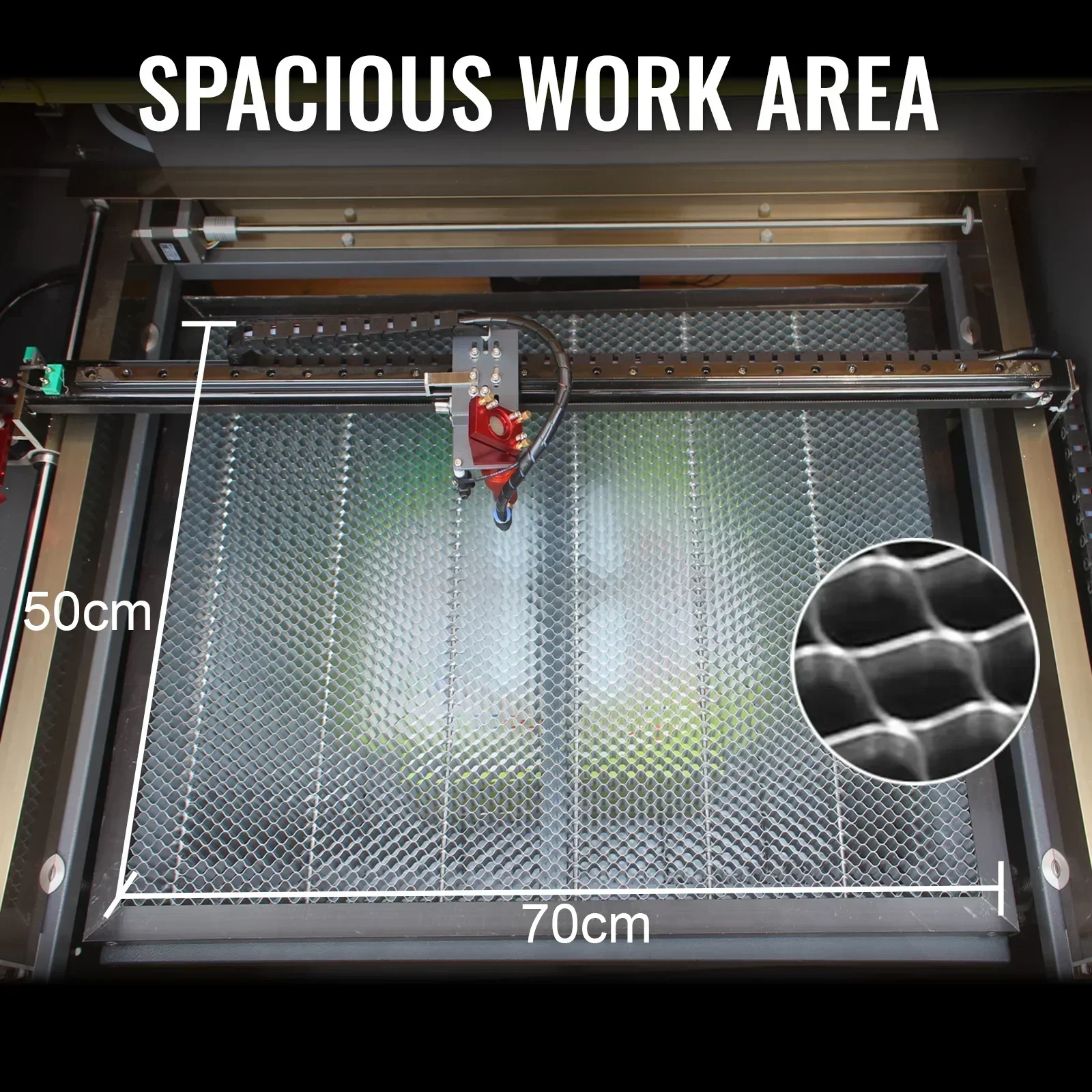 SIHAO 50W 60W 80W 100W CO2 Laser Engraving and Cutting Machine Dual Channel Engraving Tool Multifunctional Laser Cutting Machine