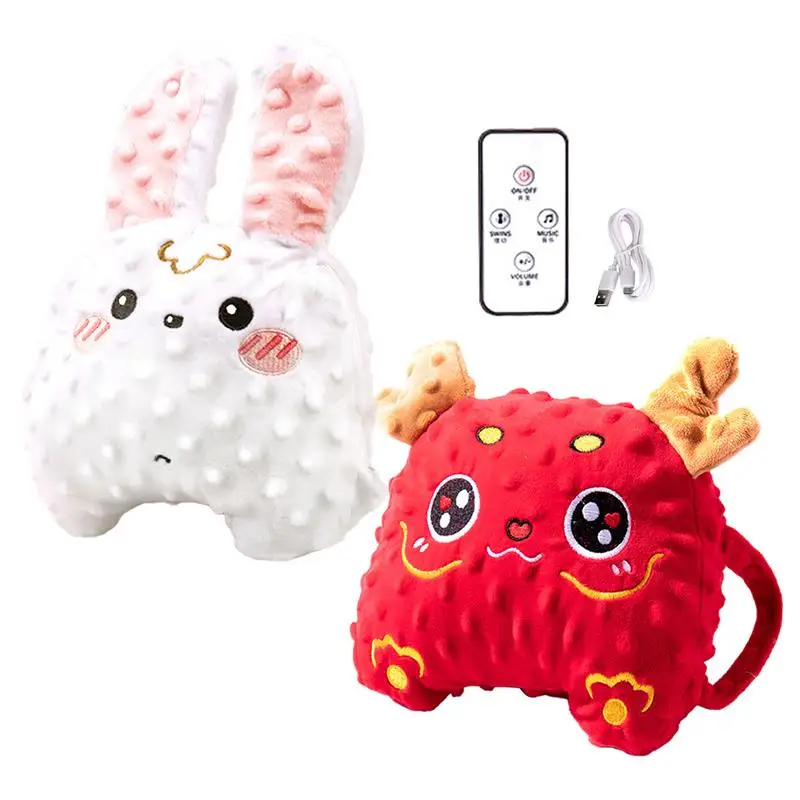 

Baby Sleeping Patting Doll Pillow Electric Babies Sleep Aid Automatic Beater Remote Control Calming Toy Anti-Startle Kid Soother