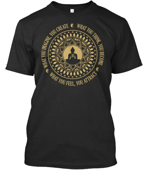Chakra ce que vous imaginer créer pensez devenez T-Shirt fabriqué aux États-Unis Taille S à 5XL