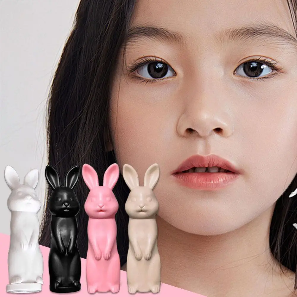 

Lip Balm Cute Rabbit Moisturizing Lipstick Color Changing Lipstick Cracking Moisturizing Rabbit Anti Cosmetics Four-Color a G6J6