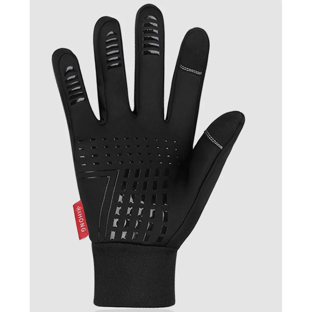 Guanti invernali da uomo per ciclismo all'aperto 2024, antivento, impermeabili, caldi con touchscreen in velluto_voghion.com