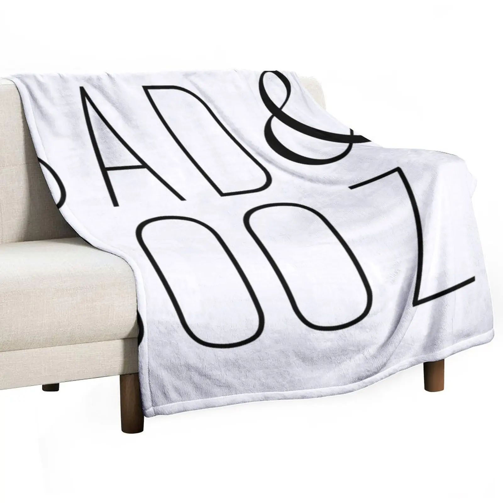 Bad & Boozy Throw Blanket Personalized Gift christmas decoration Bed covers Blankets