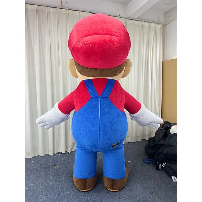 

Inflatable Hat Uncle Mascot Costume Advertising Display Walking Doll Children's Birthday Performance Party Show No Battery