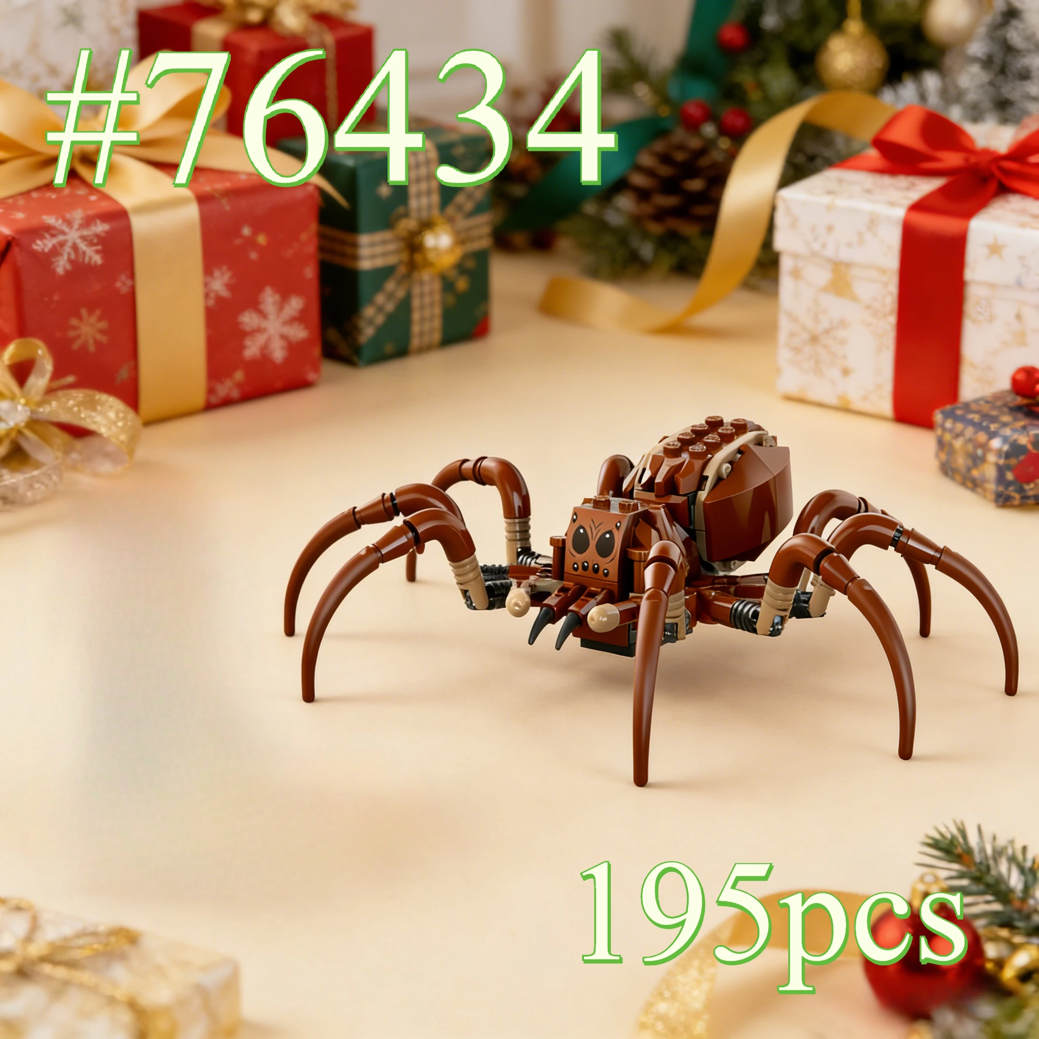 Magic Adventure Small Spiders 76434 Building Blocks Sets Suitable for Christmas Gifts Compatible with Legoed Particles，195pcs.