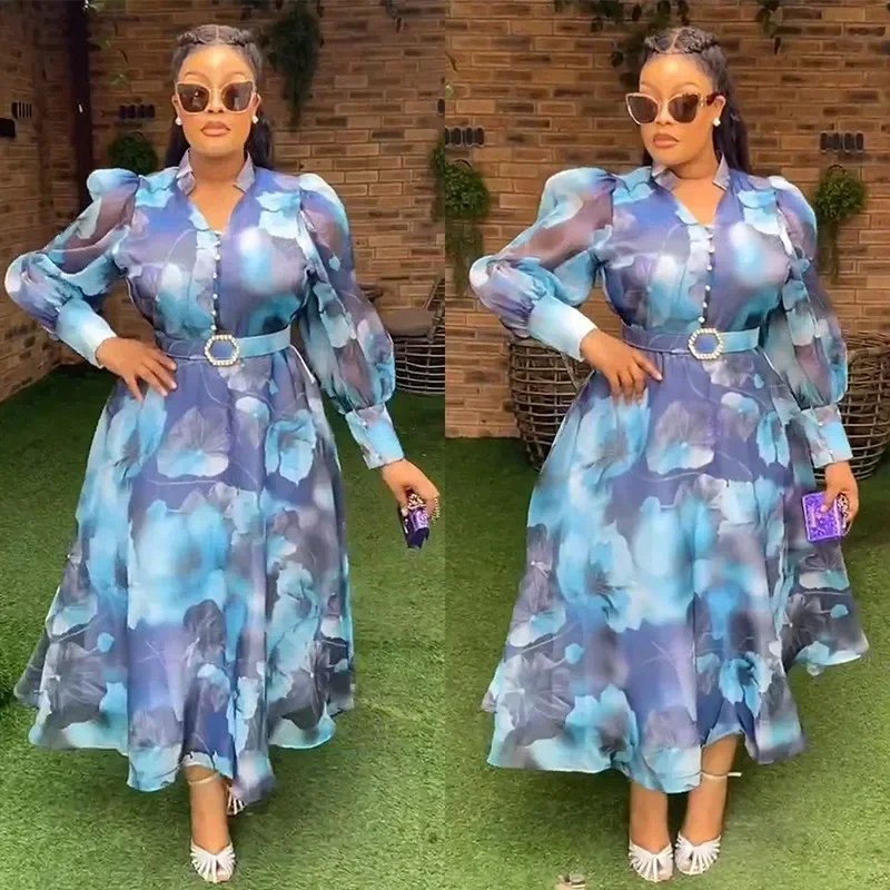 

Elegant African Dresses For Women 2025 New Summer Fashion Print Wedding Party Long Dress Plus Size Evening Gown Ladies Clothing