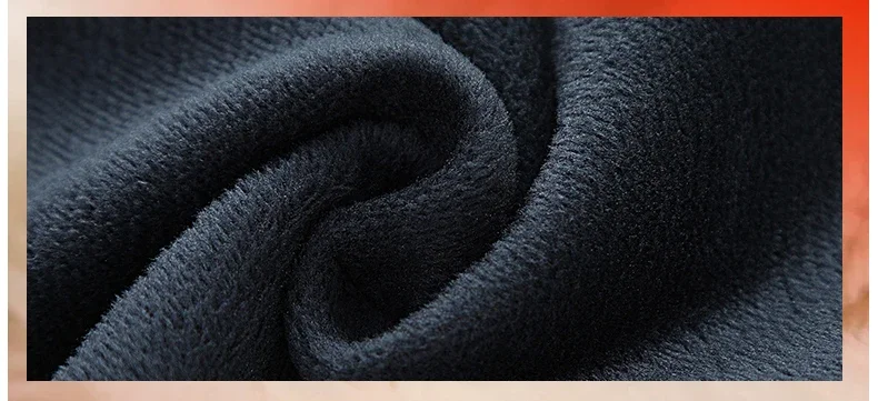 Winter Warme Fleece-Hosen für Herren, 98% Baumwolle, Business, Gerade Geschnittene Arbeitshose, Outdoor, Blau, Formelle Anzughose, Übergröße 40 – Detail 3