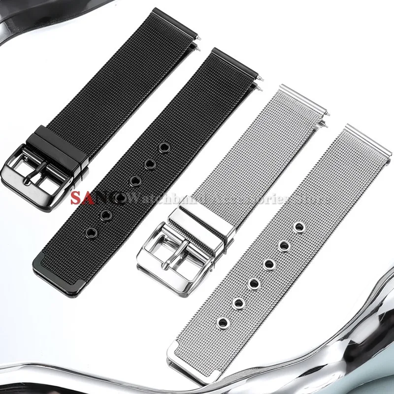 18mm 20mm 22mm Quick Release Stainless Steel Watches Band Strap for Huawei Watch GT2/3/4 for Samsung Galaxy Watch 6 Men Bracelet