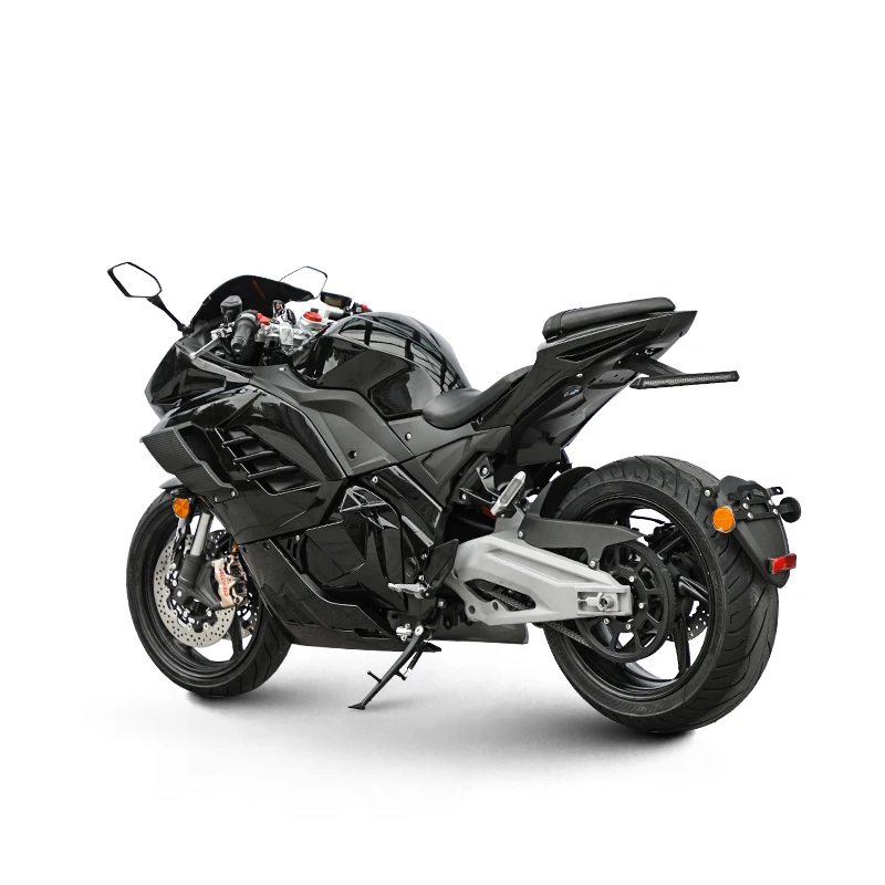 2025 Wuxi 96v 15000w Belt Drive Water-cooling System Mid Motor 150km/h Speed Racing Electric Motorcycle for Adult