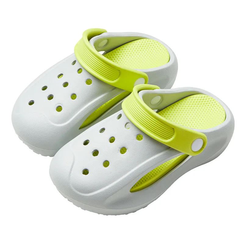 

Children's Eva Clogs Sandals Summer Mix Color Nopn-slip Breathable Beach Slippers for Boys and Girls Kid's Garden Shoes H52