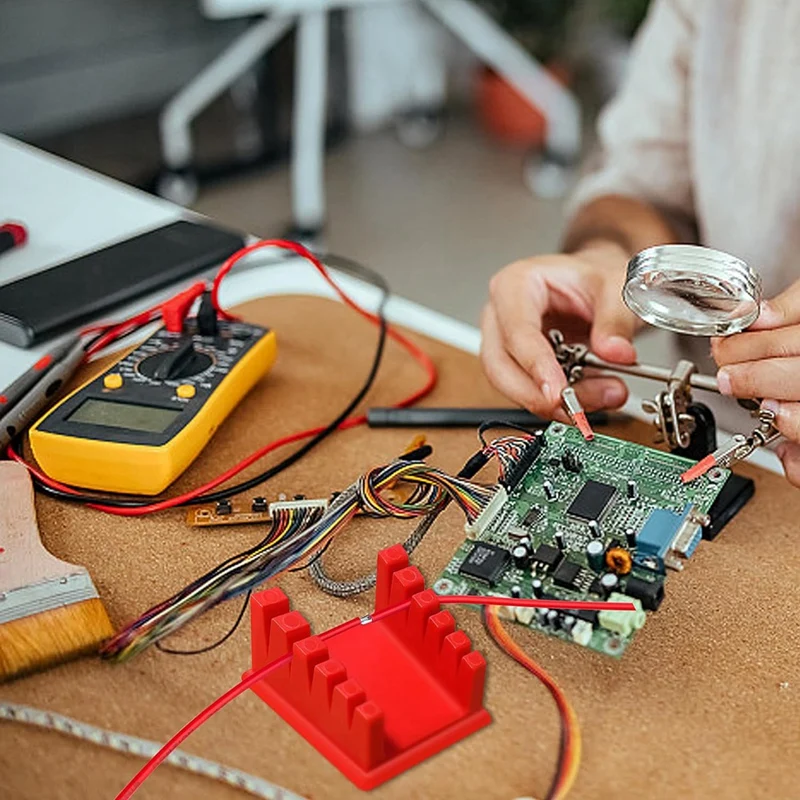 2PCS Soldering Station Clamp,Plastic Wire Clamp Bracket,Welding Soldering Station Clamp,Suitable For Various Size Wire