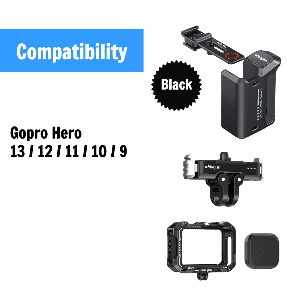 aMagisn Xplorer Grip Kit Metal Version for Insta360 Go Ultra Ace