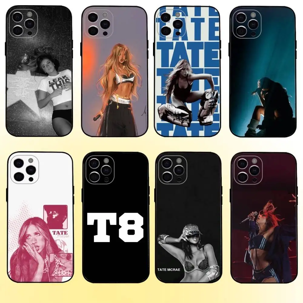 

T-Tate M-McRae Phone Case For iPhone17,16,15,14,13,12,11 Plus,Pro Max Soft Black Cover