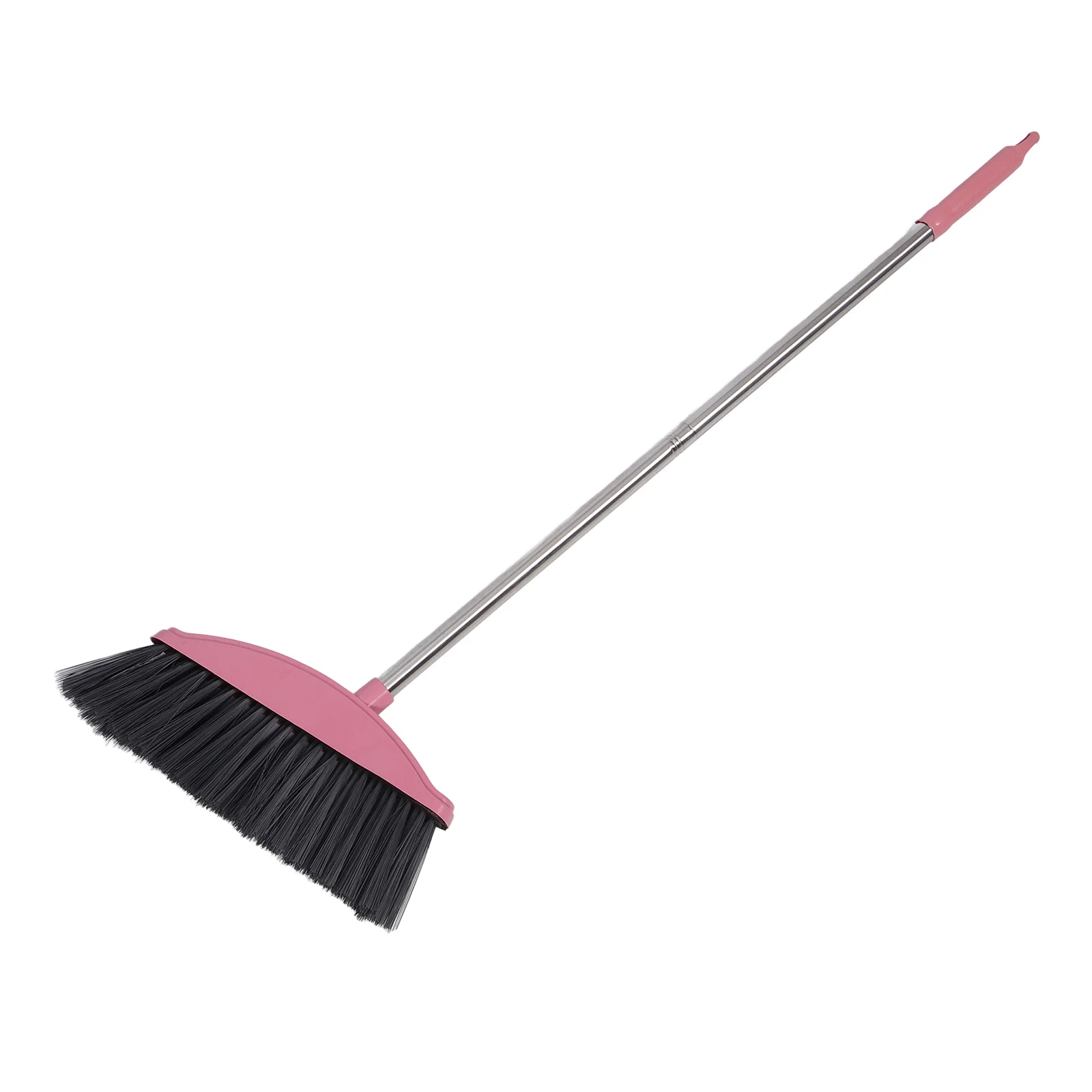 Stainless Steel Broom Home Cleaning Thickened Hygiene (Pink Single Set) Hair Reusable Tools