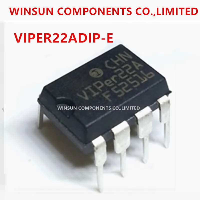 (10piece) 100% new imported original  VIPER22ADIP  8V~38V 730V 60kHz DIP-8