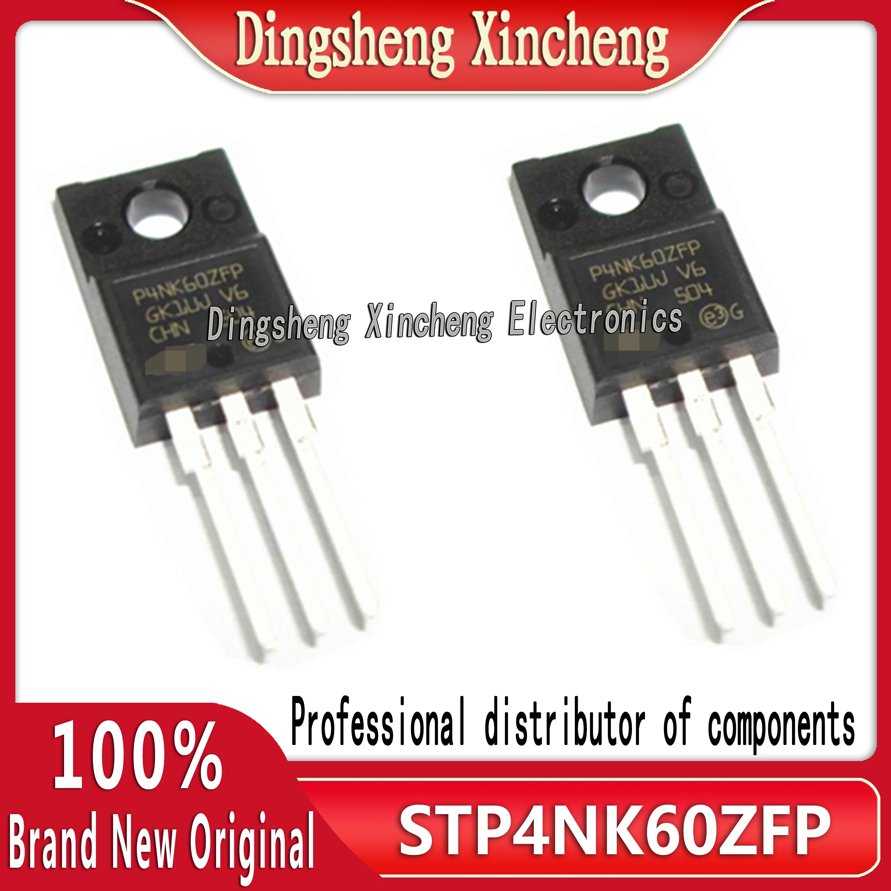 New imported original STP4NK60ZFP P4NK60ZFP TO-220F 4A/600V