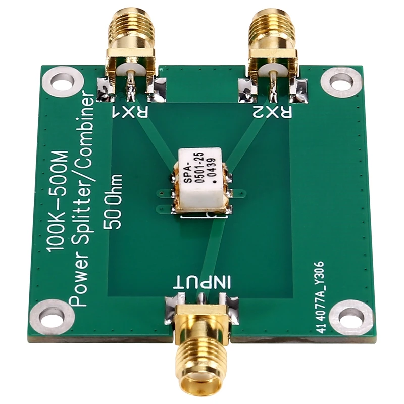 50 โอห์ม 100K-500Mhz Power Divider Combiner/Splitter (ไม่มีเปลือก)