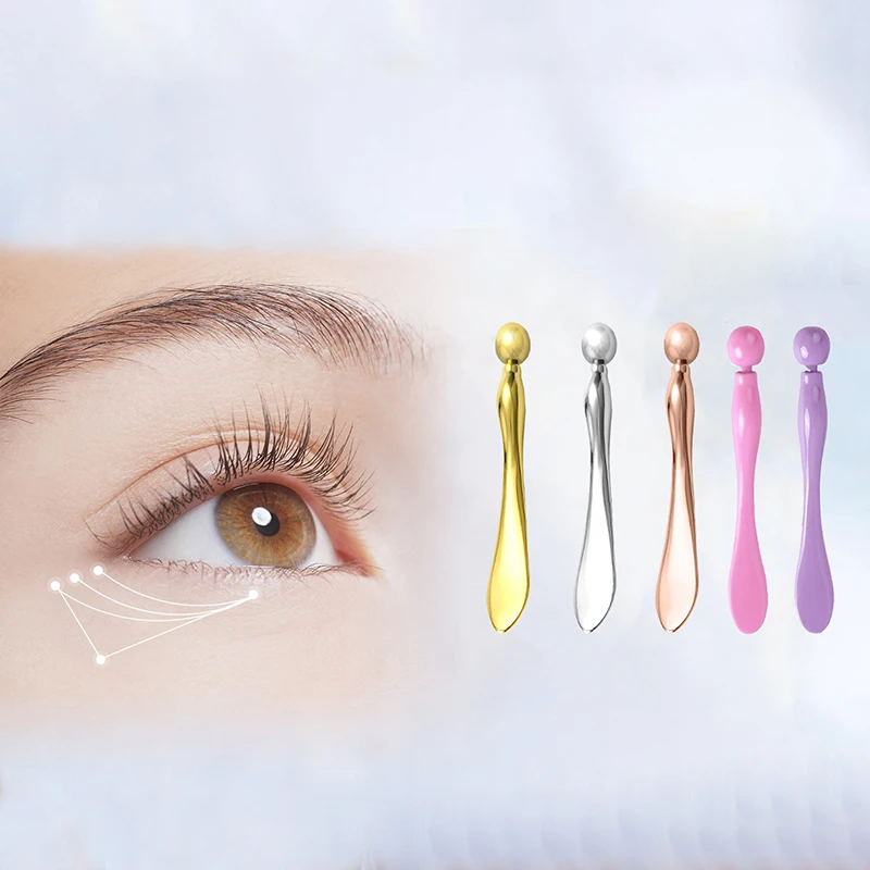 금속 아이 크림 어플리케이터 얼굴 마사지 스틱, 주름 방지 마스크, 믹싱 주걱, 스쿱 눈 마사지, 뷰티 페이셜 케어 도구