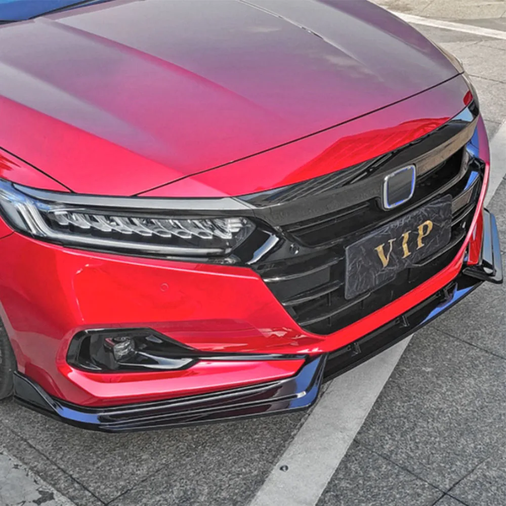 

4PCS,For Honda Accord 2022 10.5th Gen CV1 Front Lip Splitter Diffuser Spoiler Gloss Black