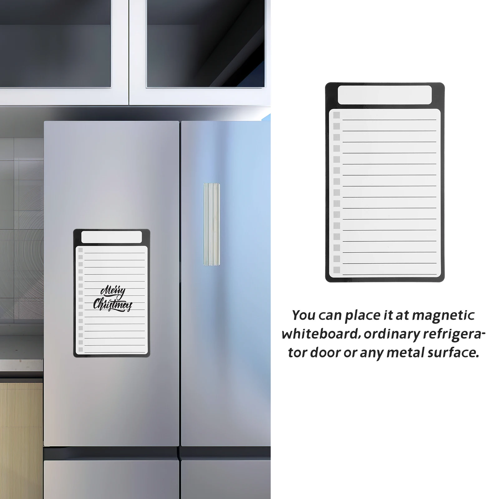 

Magnetic Notepad for Fridge PET Smooth Writing Whiteboard Memo Grocery List Pad Shopping To Do List Refrigerator