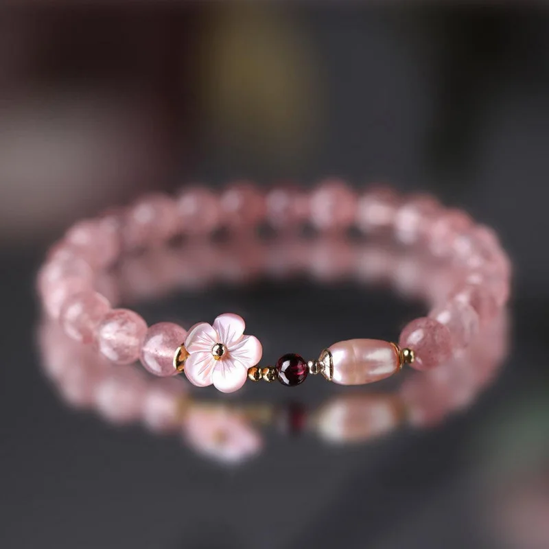 Luxuriöse Lila Glas-Kristall-Perlenarmbänder für Damen Schicke Schmetterling-Quasten-Anhänger Armbänder Trendiger Süßer Partyschmuck – Detail 17