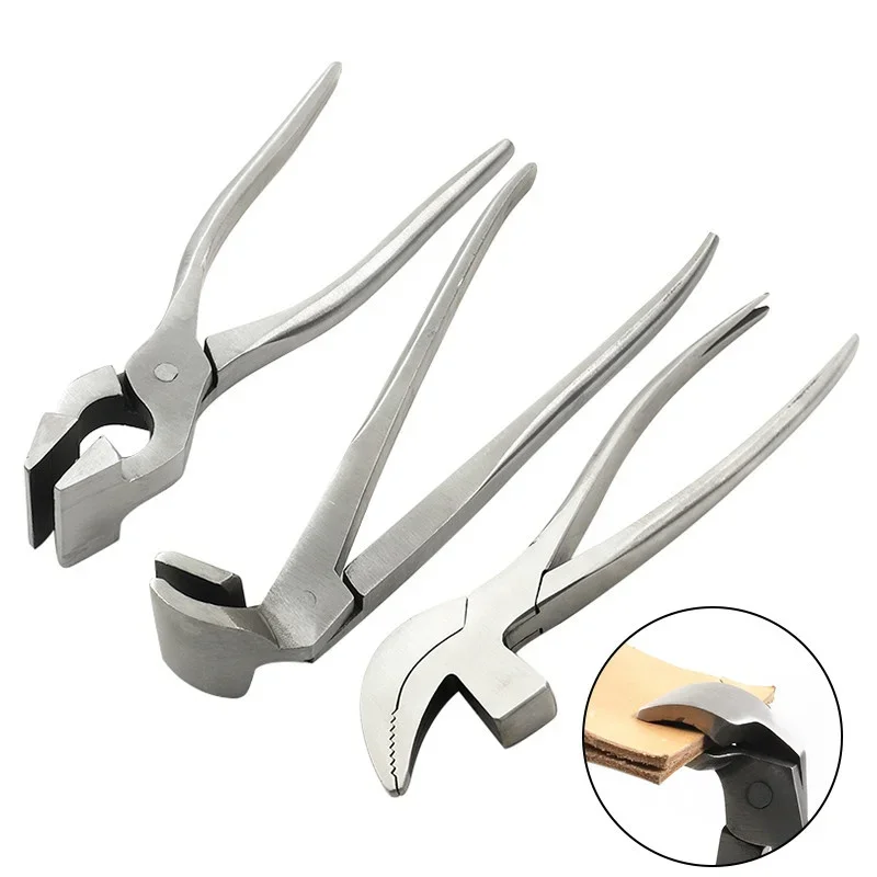 Leather Edge Adjustment Press Flatten Plier Clamp For Handbag  Bag Making Pliers DIY Hand Tools Fixed