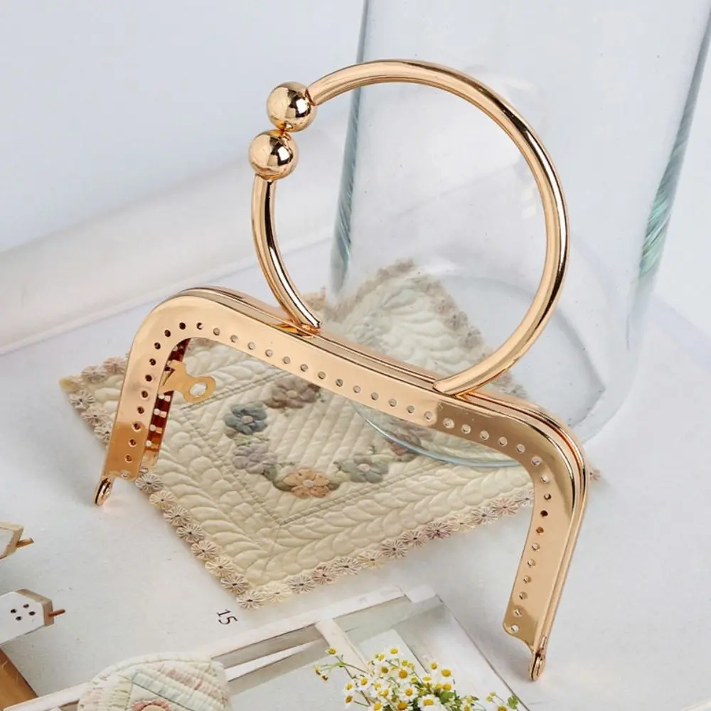 Mini Metal Purse Frame Kiss Clasp Bag Hardware Vintage Purse Clasp Frame Bag Kiss Clasp Lock DIY Craft