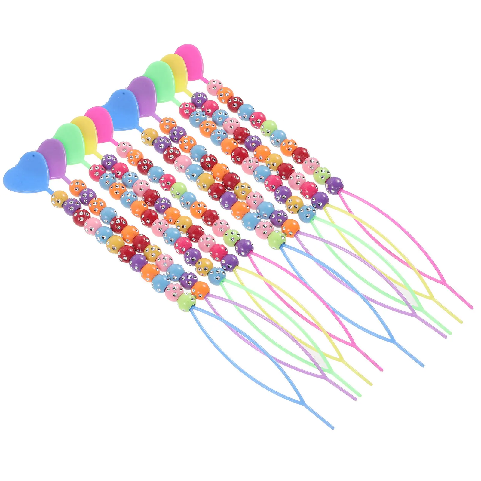 12Pcs Hair Braiding Tools Ponytail Maker Plastic DIY Hairstyle Making Tool for Women Fast Styling Hair Braid Accessories