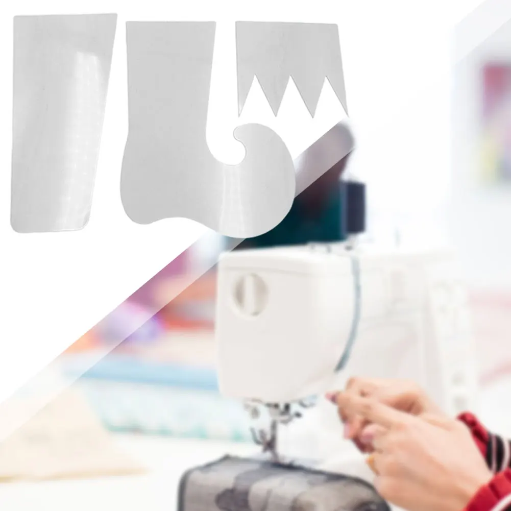 

Набор шаблонов для чулок эльфа ручной работы, легкая портативная линейка для лоскутов для дома