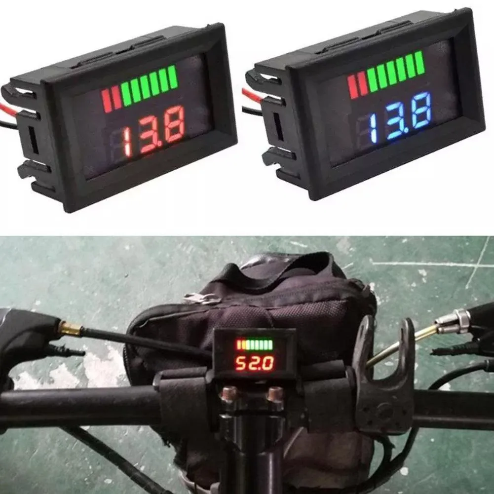1 Pc Voltmeter 12-72V Car Marine Motorcycle Digital Voltmeter Voltage Meter Battery Gauge Voltmeter Tester Monitor Power Tool