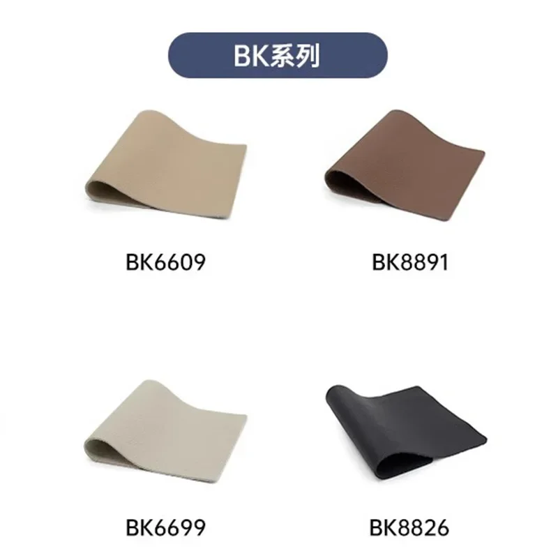 Minimalist, leather bed, ultra-thin bedside 1.5m double first-layer cowhide, master bedroom