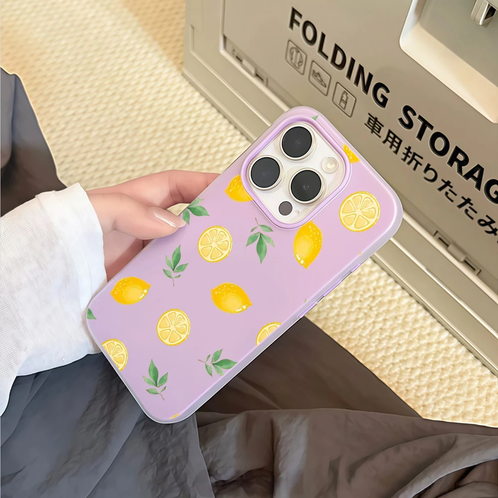 Summer Cute Fresh Lemon Jelly shell Phone Case For Xiaomi 14 T 17 Pro Max For XM 15 T Pro Mi 11 Lite 5G Soft Shockproof Cover