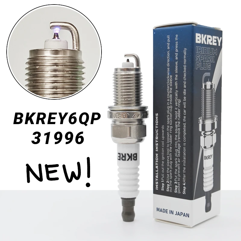 4/20PCS BKR6EQUP 3199 Iridium Spark Plug For BMW E39 E46 E60 E53 X3 X5 320i VW Passat Audi A6 A8 Volvo S60 For BKREY6QP 31996