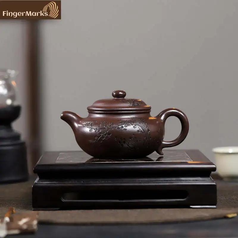 

260ml | Yixing Zisha Teapot | Frangrant Fanggu - Zi Ni