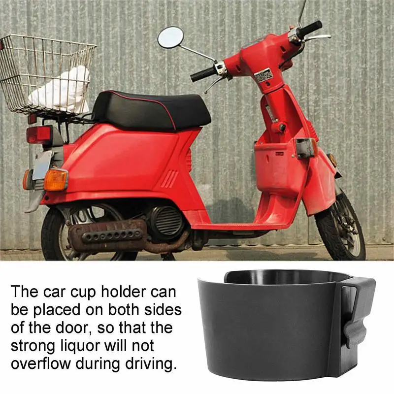 Clip On Cup Holder Vehicle Cup Holders For Drinks Beverage Cup Holder Stroller Electric Vehicle Car Door Cup Holder Easy To