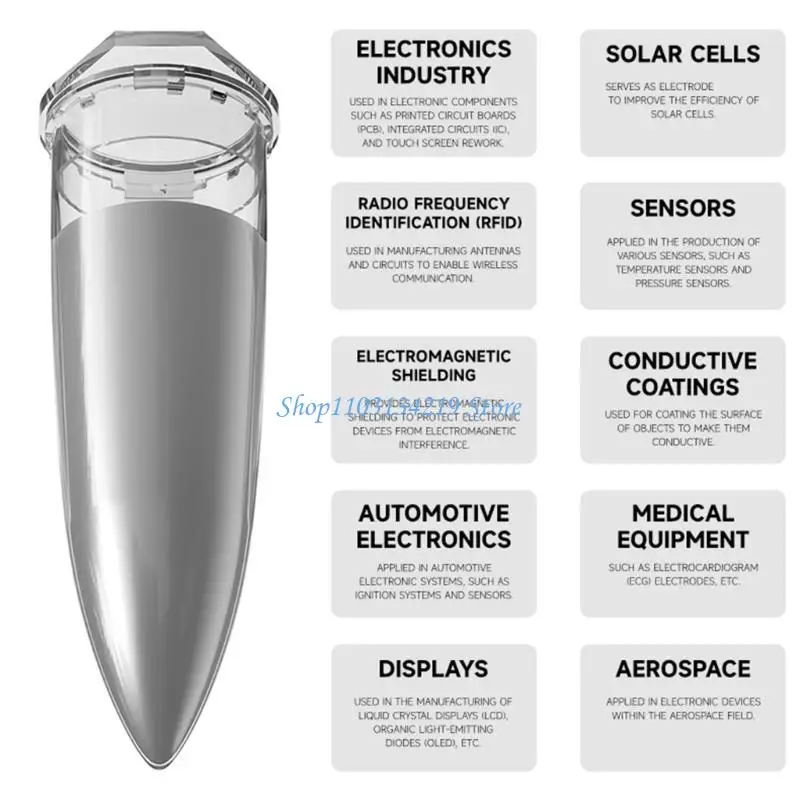 N5KC Professional Transmissive Silver Epoxy Fast Heal 30s Strong Connection Smartphone Screen Circuit Repair Solution