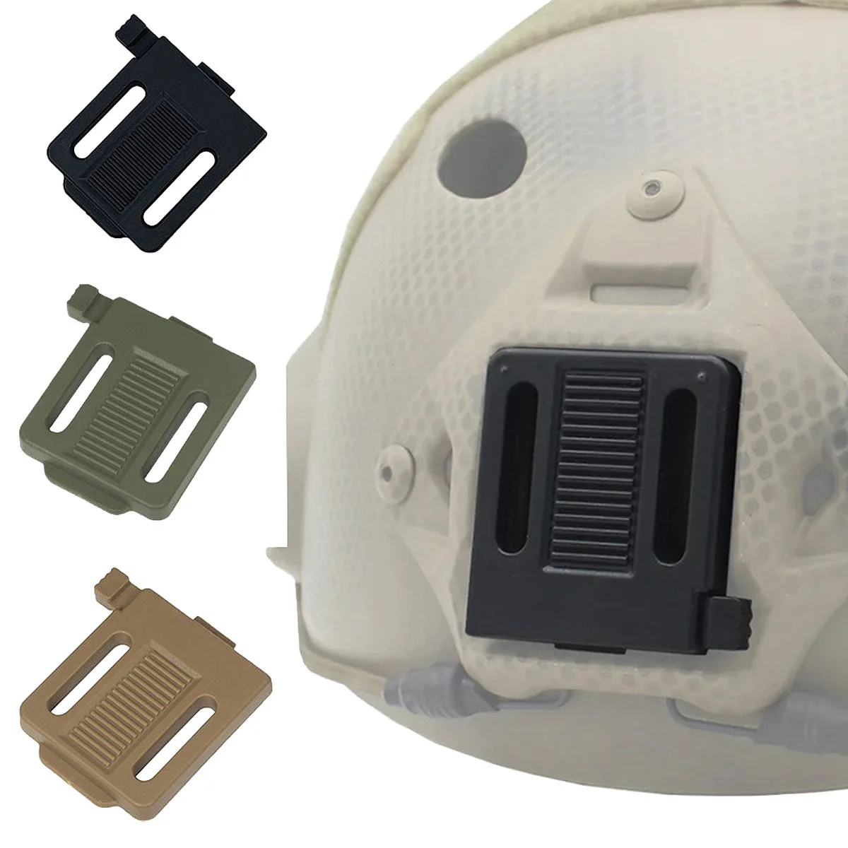 Tactical Fast Helmet NVG Mount Adapter Night Vision Device Adapter Headlight Wearing Base Airsoft Helmets Accessories