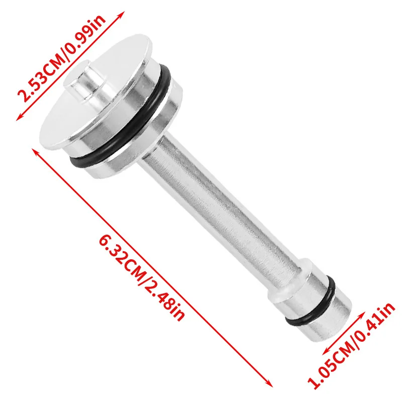 1Pack 6L80 Thermostat Bypass Kit, Transmission Cooler Barbell for GM 6L80 / 90 and 8L90 Superior Solutions tTransmission Bypass,
