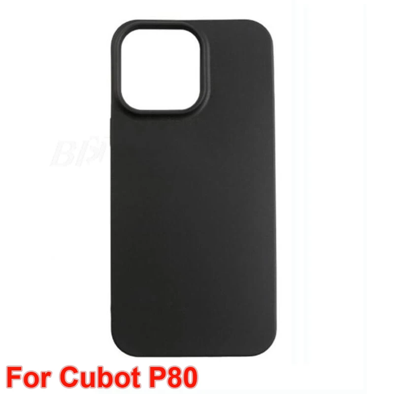 Dirt-resistant Soft Black TPU Case For Cubot P80 Case Silicone Protective Transparent Phone Cover For CubotP80 P 80 Funda Coque