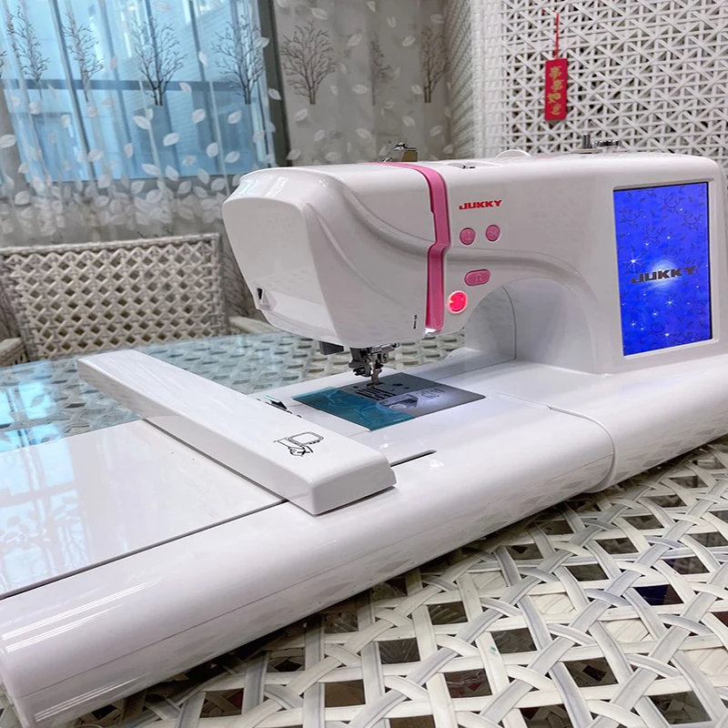 

ES5 Household Portable Multi-Function Computerized Embroidery Sewing Machine 7 LCD Touch Screen Factory Price Industrial Motor