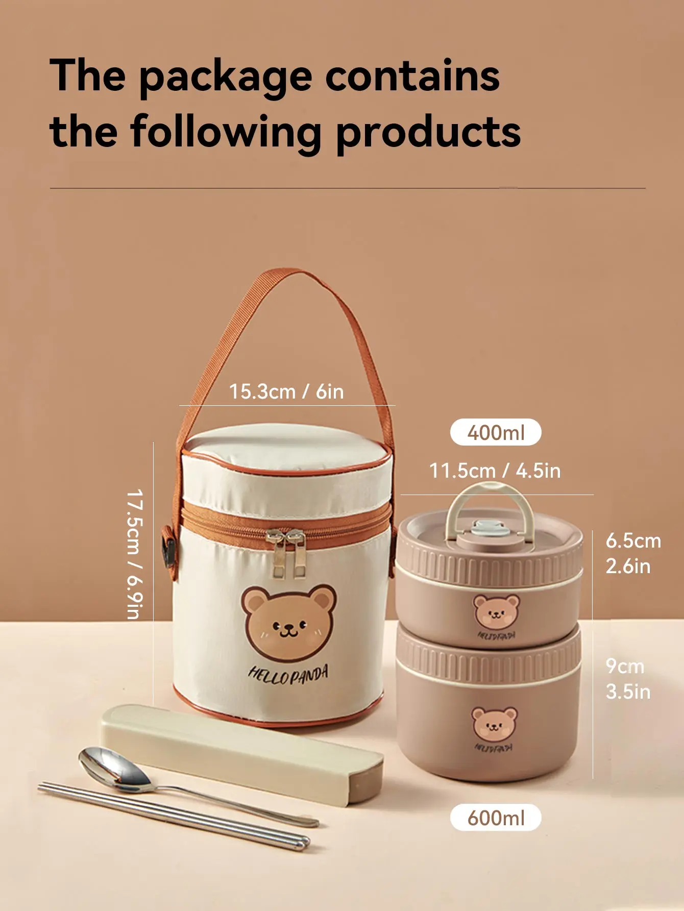 WORTHBUY Draagbare geïsoleerde lunchbox 304 roestvrij staal thermische Bento-doos lekbestendig microgolf veilige salade voedselcontainer doos
