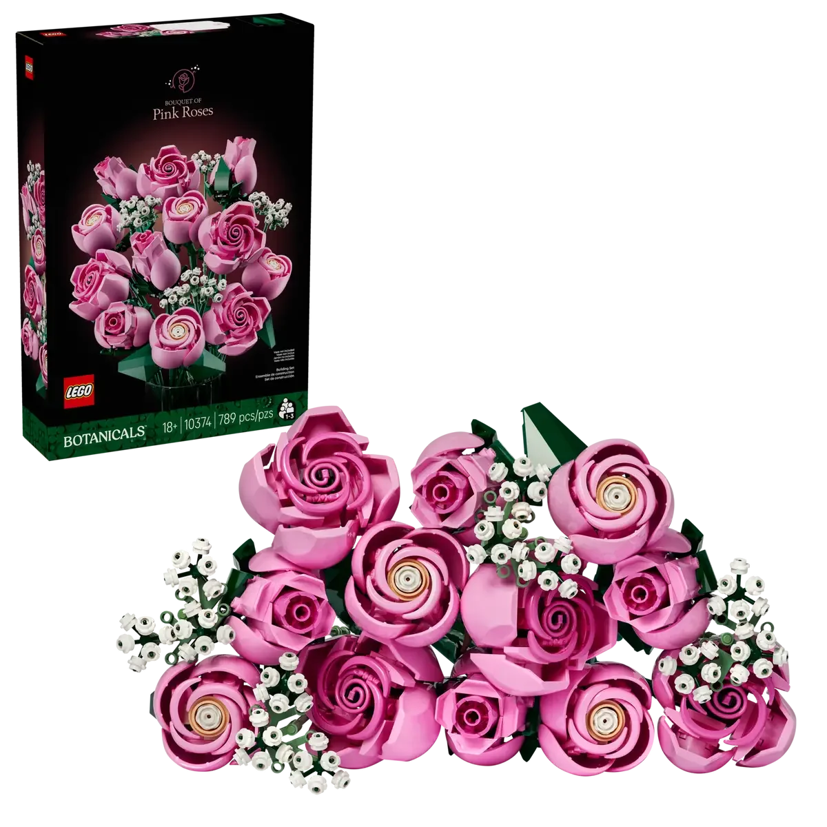 【バラ売り可】レコード bock number 全4枚セット レゴ ® ボタニカルズ ピンクのバラの花束 (10374) 大人向け組み立て