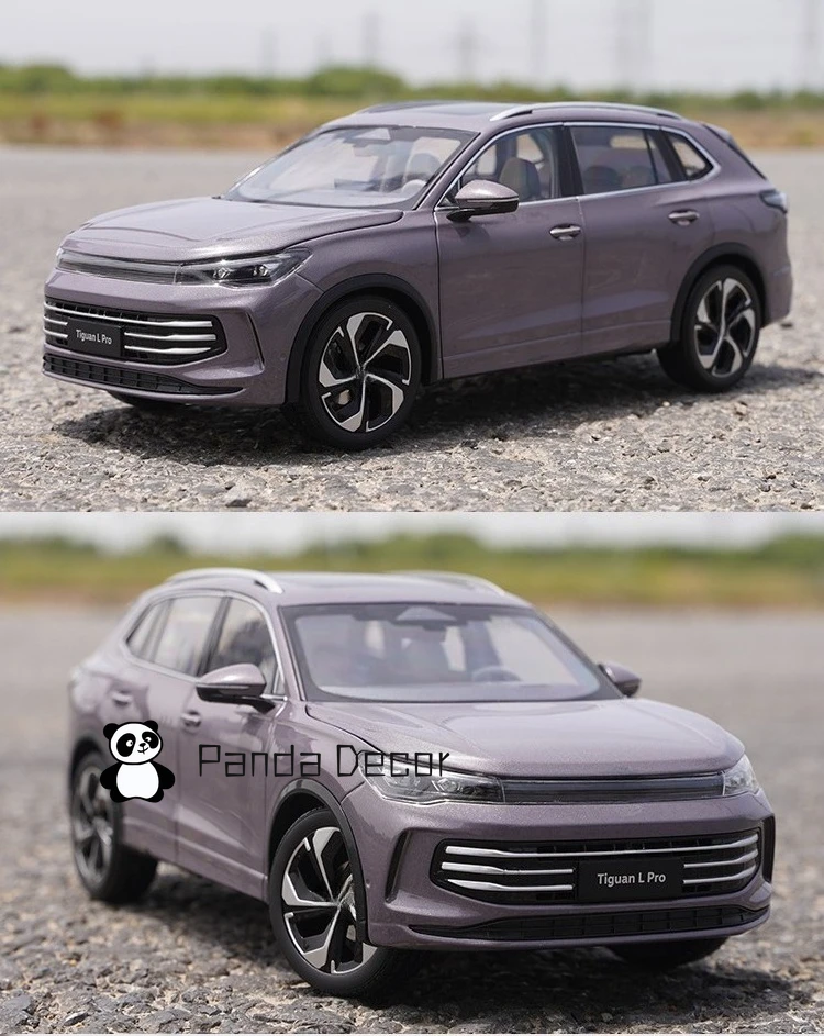 ديكور المنزل سيارة الأصلي 1:18 SAIC Tiguan L Pro TIGUAN L 2024 سبيكة نموذج سيارة مجموعة هدايا الديكور #3
