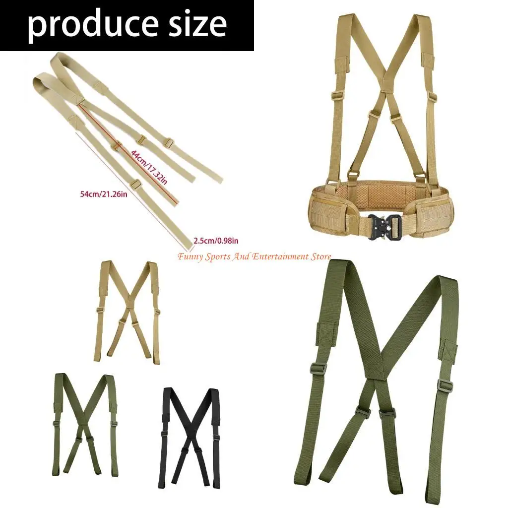 C4DE Quick Released Buckled Harness Strap Secure Outdoor Equipment Transport